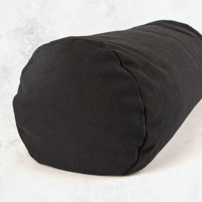 Buckwheat Support Bolster Pillow - Black
