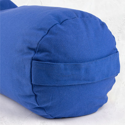 Buckwheat Support Bolster Pillow - Blue