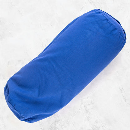Buckwheat Support Bolster Pillow - Blue