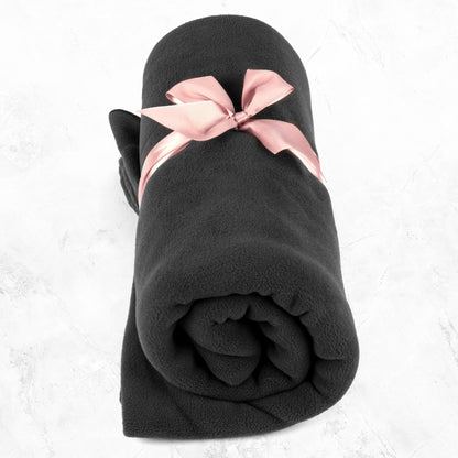 Fleece Yoga Blanket - Black