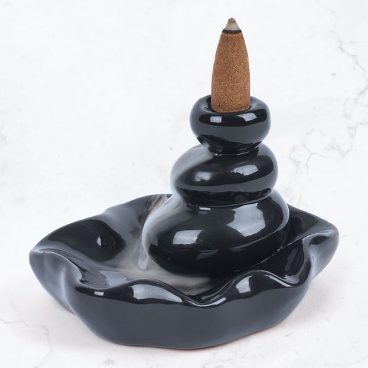 Backflow Incense Burner - Stones