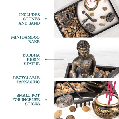 Mini Buddha Zen Garden Kit