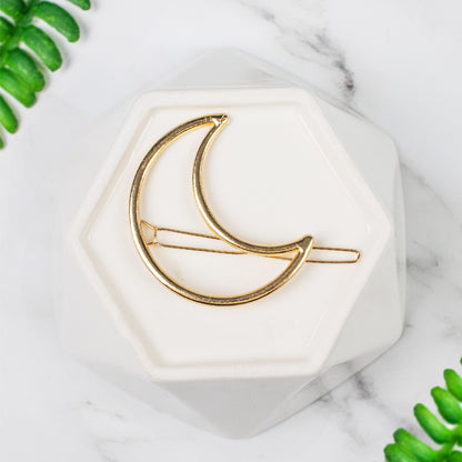 Crescent Moon Hair Clip
