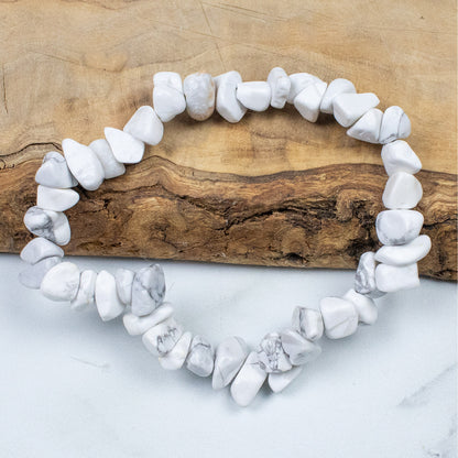 Chip Bracelet - Howlite