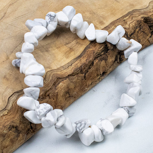 Chip Bracelet - Howlite