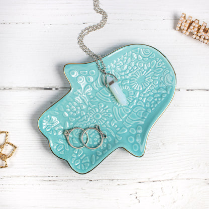 Jewellery & Crystal Dish - Hamsa