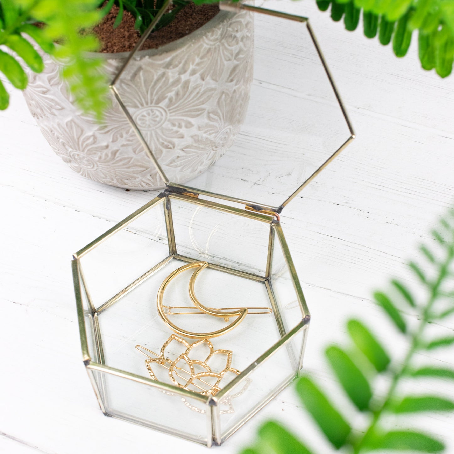 Jewellery & Crystal Box - Glass