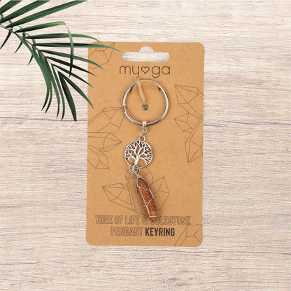 Keyring - Tree Of Life & Goldstone