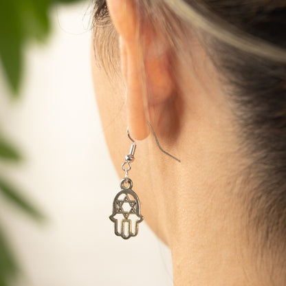 Earrings - Hamsa