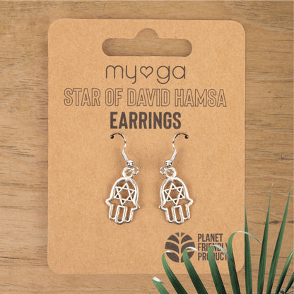 Earrings - Hamsa