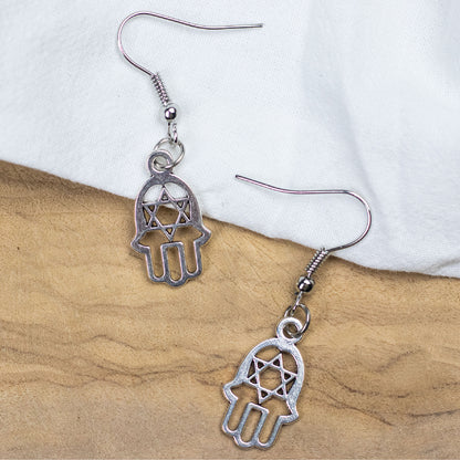 Earrings - Hamsa