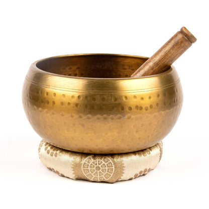 Hammered Brass Singing Bowls - Large (18cm)