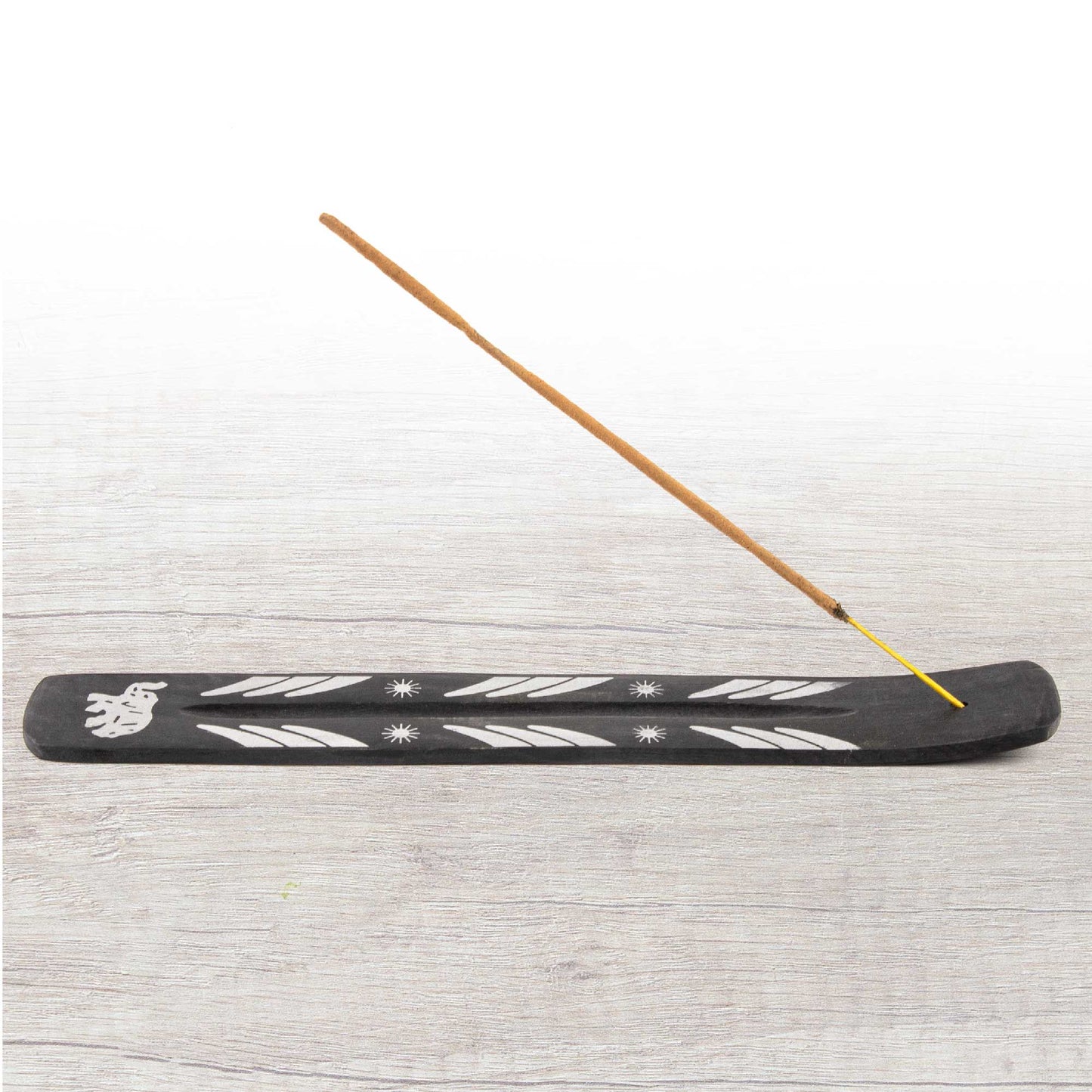 Incense Holder - Black Elephant