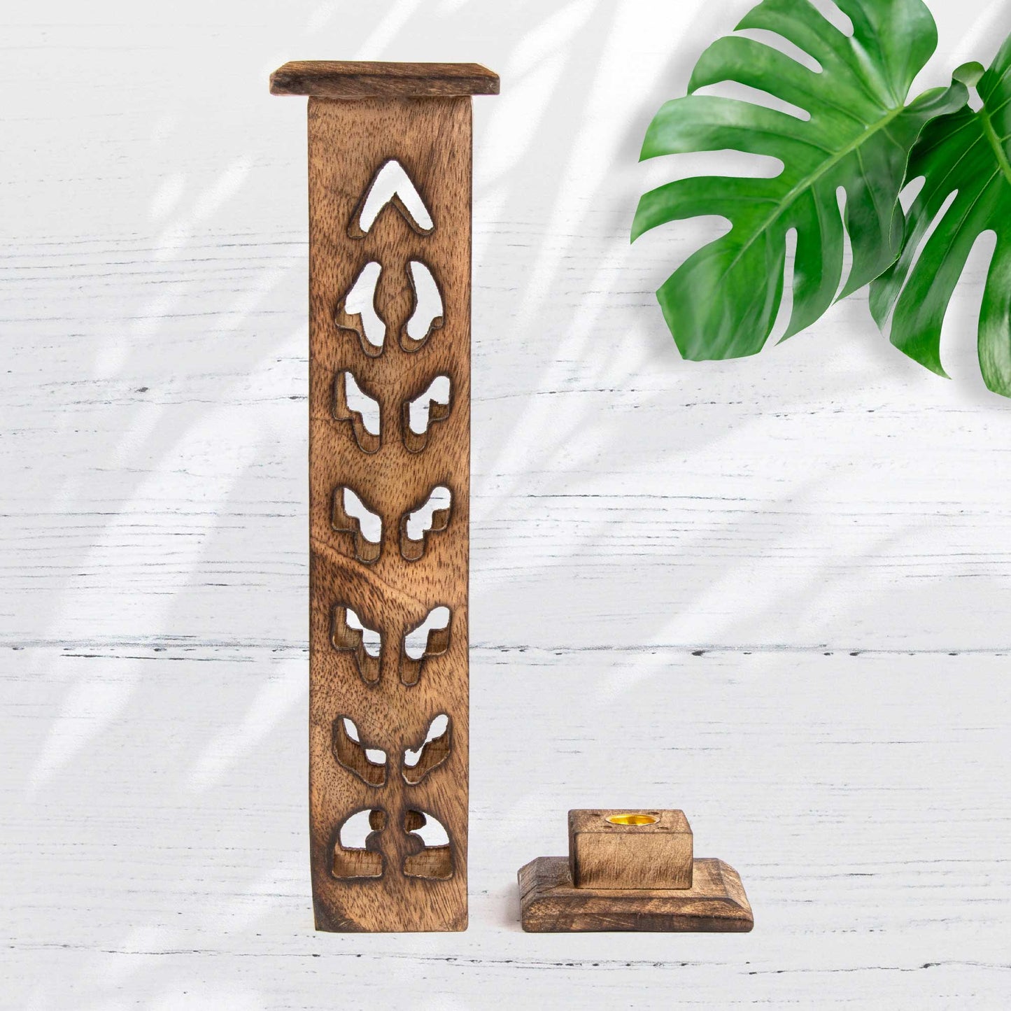 Incense Tower - Carved Wood