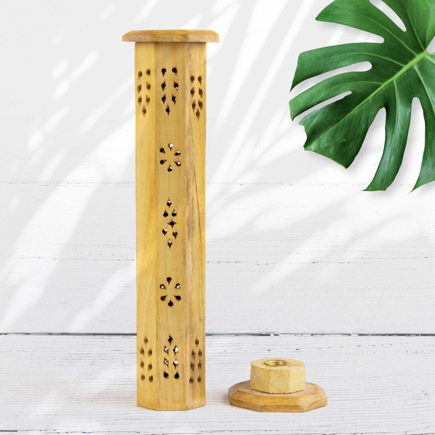 Incense Tower - Wooden Octagon
