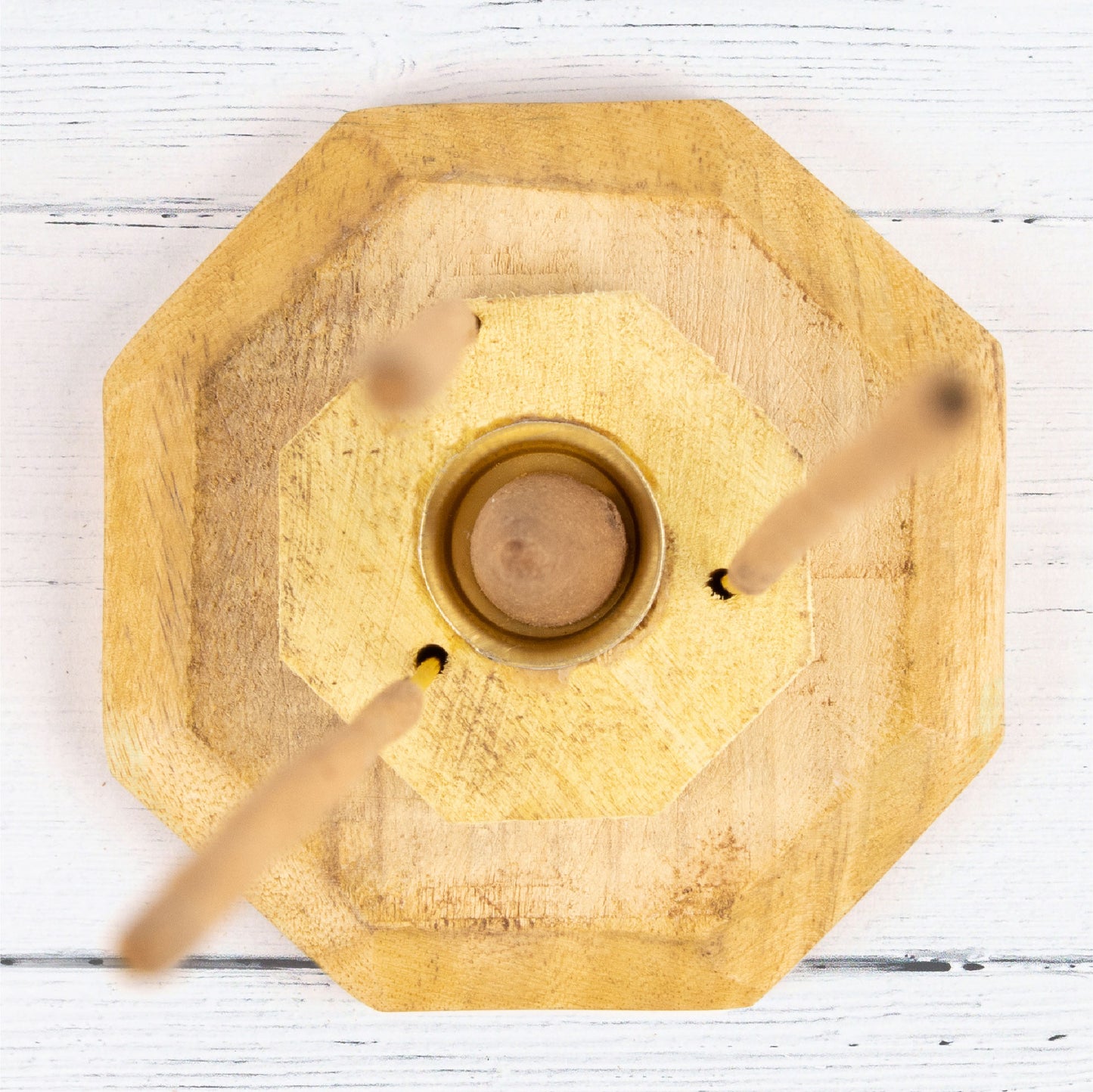 Incense Tower - Wooden Octagon