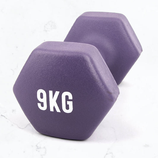 Hexagonal Dumbbell - 9kg Pair