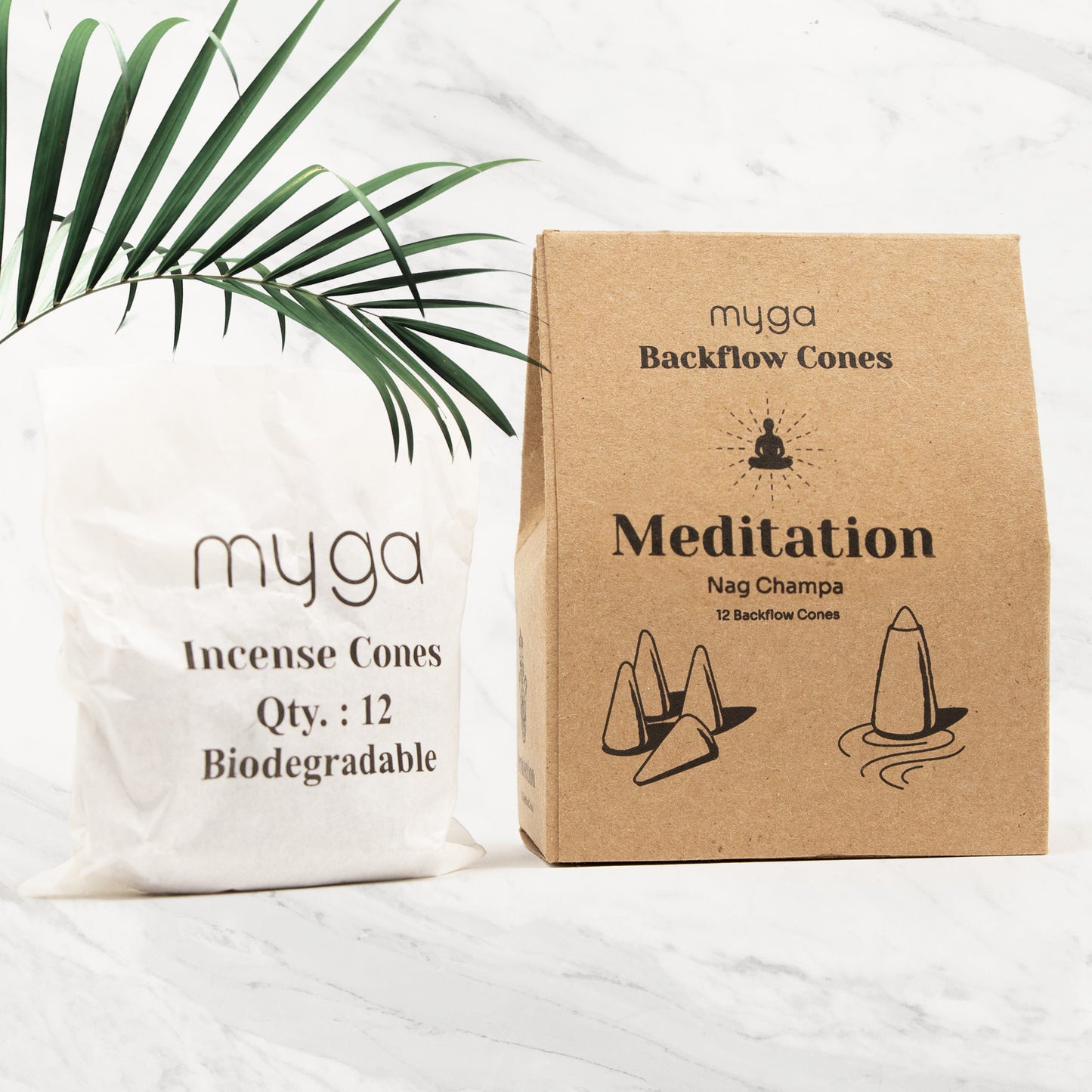 Backflow Incense Cones - Nag Champa Meditation