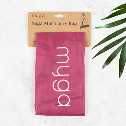 Yoga Mat Carry Bag - Raspberry