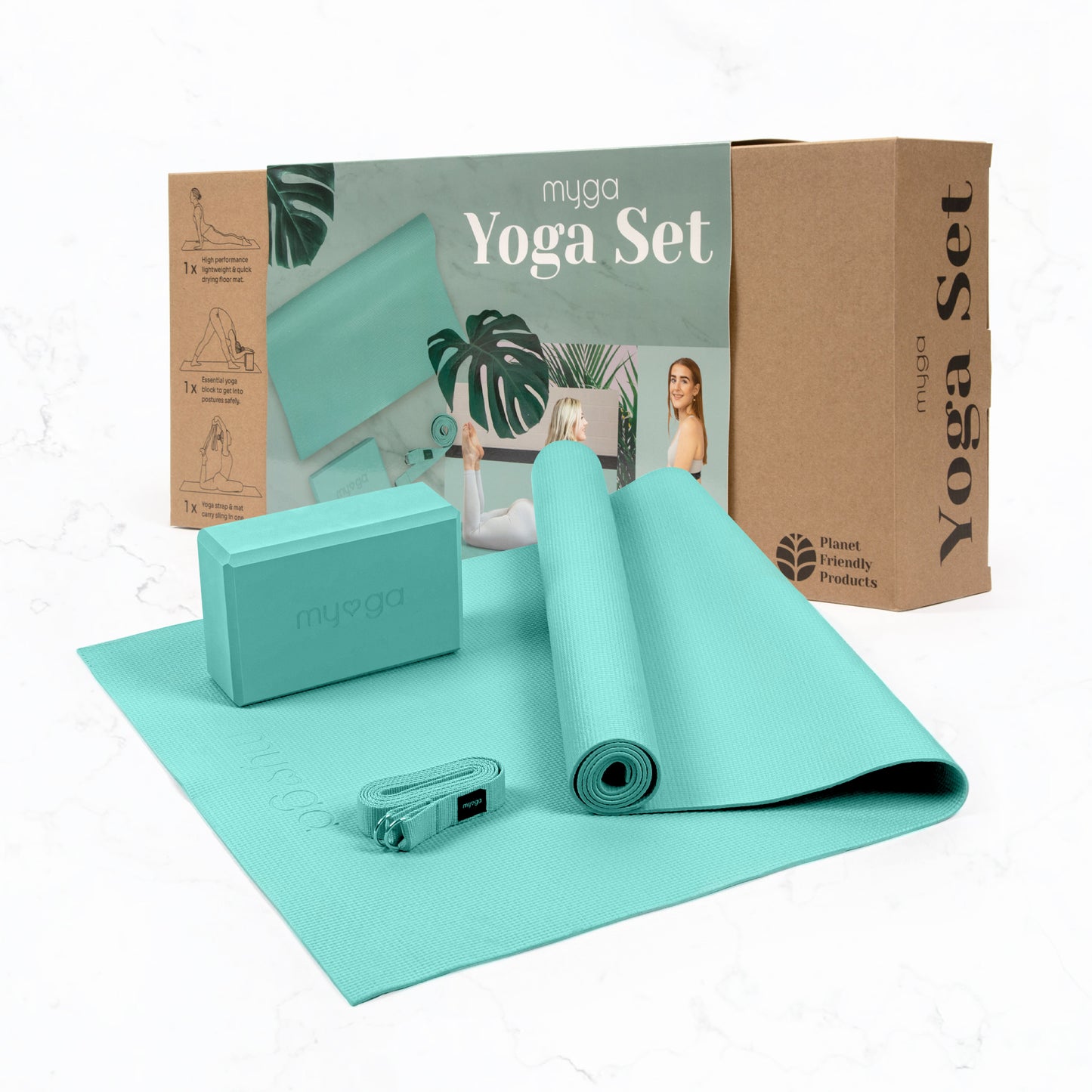 Yoga Starter Kit - Turquoise
