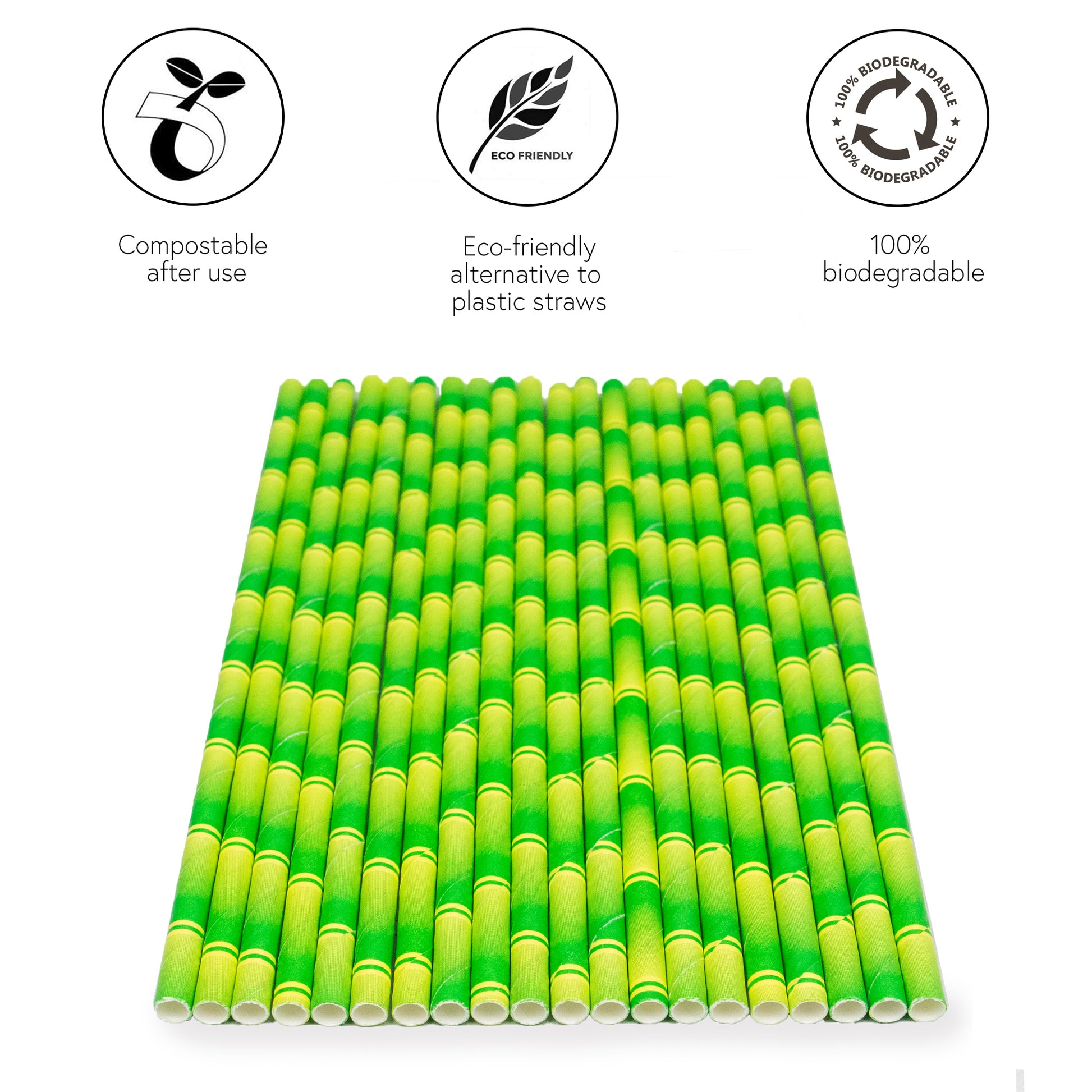FINGOOO Paper Straws,150 Pack Biodegradable Paper Straw for Drinking Crafts  Birthday Party in Bahrain