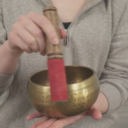 Hammered Brass Singing Bowls - Small (12cm)