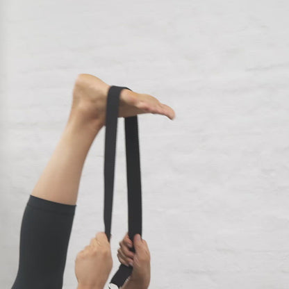 2 in 1 Yoga Belt & Sling - Black Yoga strap